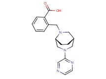 2-{[(1R*,5R*)-3-(2-pyrazinyl)-3,6-diazabicyclo[3.2.2]non-6-yl]methyl}benzoic acid