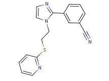 3-{1-[2-(pyridin-2-ylthio)ethyl]-1H-imidazol-2-yl}benzonitrile