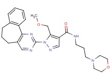 1-(6,7-dihydro-5H-benzo[6,7]cyclohepta[1,2-d]pyrimidin-2-yl)-5-(methoxymethyl)-N-[3-(4-morpholinyl)propyl]-1H-pyrazole-4-carboxamide