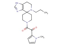 1-(1-methyl-1H-pyrrol-2-yl)-2-oxo-2-(5-propyl-1,5,6,7-tetrahydro-1'H-spiro[imidazo[4,5-c]pyridine-4,4'-piperidin]-1'-yl)ethanone