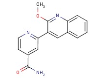 2-(2-methoxyquinolin-3-yl)isonicotinamide