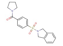 2-{[4-(1-pyrrolidinylcarbonyl)phenyl]sulfonyl}isoindoline