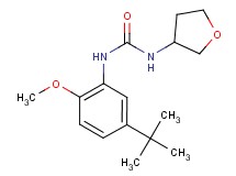 N-(5-tert-butyl-2-methoxyphenyl)-N'-(tetrahydrofuran-3-yl)urea