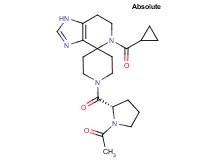 1'-(1-acetyl-L-prolyl)-5-(cyclopropylcarbonyl)-1,5,6,7-tetrahydrospiro[imidazo[4,5-c]pyridine-4,4'-piperidine]