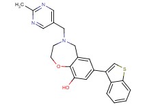 7-(1-benzothien-3-yl)-4-[(2-methylpyrimidin-5-yl)methyl]-2,3,4,5-tetrahydro-1,4-benzoxazepin-9-ol