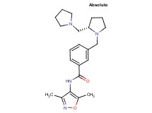 N-(3,5-dimethylisoxazol-4-yl)-3-{[(2S)-2-(pyrrolidin-1-ylmethyl)pyrrolidin-1-yl]methyl}benzamide