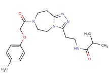 2-methyl-N-(2-{7-[(4-methylphenoxy)acetyl]-6,7,8,9-tetrahydro-5H-[1,2,4]triazolo[4,3-d][1,4]diazepin-3-yl}ethyl)propanamide