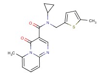 N-cyclopropyl-6-methyl-N-[(5-methyl-2-thienyl)methyl]-4-oxo-4H-pyrido[1,2-a]pyrimidine-3-carboxamide