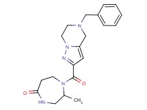 1-[(5-benzyl-4,5,6,7-tetrahydropyrazolo[1,5-a]pyrazin-2-yl)carbonyl]-2-methyl-1,4-diazepan-5-one