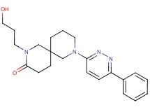 2-(3-hydroxypropyl)-8-(6-phenyl-3-pyridazinyl)-2,8-diazaspiro[5.5]undecan-3-one