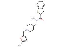 N-methyl-N-({1-[(5-methyl-2-furyl)methyl]piperidin-4-yl}methyl)-2,3-dihydro-1-benzothiophene-2-carboxamide
