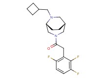 (1R*,5R*)-6-(cyclobutylmethyl)-3-[(2,3,6-trifluorophenyl)acetyl]-3,6-diazabicyclo[3.2.2]nonane