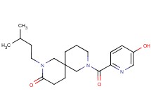 8-[(5-hydroxy-2-pyridinyl)carbonyl]-2-(3-methylbutyl)-2,8-diazaspiro[5.5]undecan-3-one