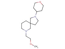 7-(2-methoxyethyl)-2-(tetrahydro-2H-pyran-4-yl)-2,7-diazaspiro[4.5]decane