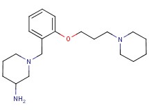 1-{2-[3-(1-piperidinyl)propoxy]benzyl}-3-piperidinamine dihydrochloride