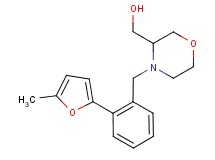 {4-[2-(5-methyl-2-furyl)benzyl]morpholin-3-yl}methanol