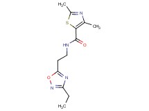 N-[2-(3-ethyl-1,2,4-oxadiazol-5-yl)ethyl]-2,4-dimethyl-1,3-thiazole-5-carboxamide