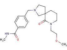 4-{[7-(2-methoxyethyl)-6-oxo-2,7-diazaspiro[4.5]dec-2-yl]methyl}-N-methylbenzamide