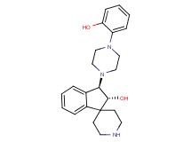 rel-(2R,3R)-3-[4-(2-hydroxyphenyl)-1-piperazinyl]-2,3-dihydrospiro[indene-1,4'-piperidin]-2-ol bis(trifluoroacetate) (salt)