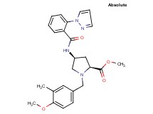 methyl (4S)-1-(4-methoxy-3-methylbenzyl)-4-{[2-(1H-pyrazol-1-yl)benzoyl]amino}-L-prolinate