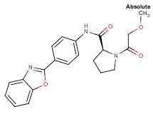 N-[4-(1,3-benzoxazol-2-yl)phenyl]-1-(methoxyacetyl)-L-prolinamide