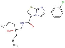 N-(2-allyl-2-hydroxy-4-penten-1-yl)-6-(3-chlorophenyl)imidazo[2,1-b][1,3]thiazole-3-carboxamide
