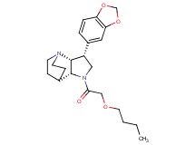 (3R*,3aR*,7aR*)-3-(1,3-benzodioxol-5-yl)-1-(butoxyacetyl)octahydro-4,7-ethanopyrrolo[3,2-b]pyridine