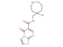 N-[(4-hydroxy-4-azepanyl)methyl]-5-oxo-5H-[1,3]thiazolo[3,2-a]pyrimidine-6-carboxamide