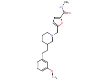 5-({3-[2-(3-methoxyphenyl)ethyl]-1-piperidinyl}methyl)-N-methyl-2-furamide