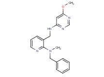 N-({2-[benzyl(methyl)amino]pyridin-3-yl}methyl)-6-methoxypyrimidin-4-amine