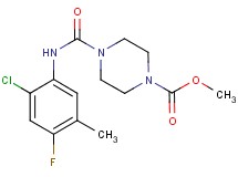 methyl 4-{[(2-chloro-4-fluoro-5-methylphenyl)amino]carbonyl}piperazine-1-carboxylate
