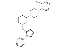 1-(2-methylphenyl)-4-(1-{[1-(2-pyridinyl)-1H-pyrrol-2-yl]methyl}-3-piperidinyl)piperazine