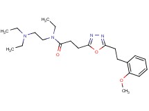 N-[2-(diethylamino)ethyl]-N-ethyl-3-{5-[2-(2-methoxyphenyl)ethyl]-1,3,4-oxadiazol-2-yl}propanamide
