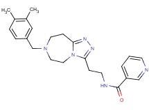 N-{2-[7-(3,4-dimethylbenzyl)-6,7,8,9-tetrahydro-5H-[1,2,4]triazolo[4,3-d][1,4]diazepin-3-yl]ethyl}nicotinamide