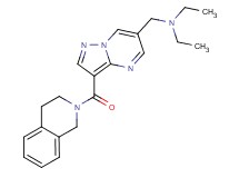 N-{[3-(3,4-dihydroisoquinolin-2(1H)-ylcarbonyl)pyrazolo[1,5-a]pyrimidin-6-yl]methyl}-N-ethylethanamine