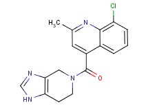 8-chloro-2-methyl-4-(1,4,6,7-tetrahydro-5H-imidazo[4,5-c]pyridin-5-ylcarbonyl)quinoline