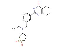 2-(3-{[(1,1-dioxidotetrahydro-3-thienyl)(ethyl)amino]methyl}phenyl)-5,6,7,8-tetrahydroquinazolin-4(3H)-one