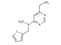 6-ethyl-N-methyl-N-(2-thienylmethyl)pyrimidin-4-amine