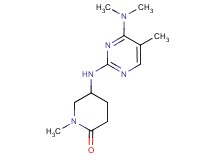 5-{[4-(dimethylamino)-5-methyl-2-pyrimidinyl]amino}-1-methyl-2-piperidinone