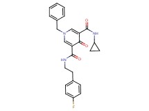 1-benzyl-N-cyclopropyl-N'-[2-(4-fluorophenyl)ethyl]-4-oxo-1,4-dihydro-3,5-pyridinedicarboxamide