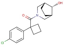 (8-syn)-3-{[1-(4-chlorophenyl)cyclobutyl]carbonyl}-3-azabicyclo[3.2.1]octan-8-ol