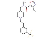 N,4-dimethyl-N-[(1-{2-[3-(trifluoromethyl)phenyl]ethyl}-4-piperidinyl)methyl]-1,3-oxazole-5-carboxamide