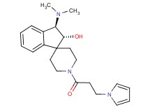 (2R*,3R*)-3-(dimethylamino)-1'-[3-(1H-pyrrol-1-yl)propanoyl]-2,3-dihydrospiro[indene-1,4'-piperidin]-2-ol
