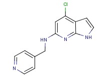 4-chloro-N-(pyridin-4-ylmethyl)-1H-pyrrolo[2,3-b]pyridin-6-amine
