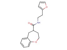 N-[2-(2-furyl)ethyl]-2,3,4,5-tetrahydro-1-benzoxepine-4-carboxamide