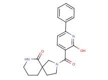 2-[(2-hydroxy-6-phenyl-3-pyridinyl)carbonyl]-2,7-diazaspiro[4.5]decan-6-one