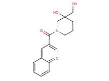 3-(hydroxymethyl)-1-(3-quinolinylcarbonyl)-3-piperidinol