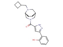2-(5-{[(1R*,5R*)-6-(cyclobutylmethyl)-3,6-diazabicyclo[3.2.2]non-3-yl]carbonyl}-1H-pyrazol-3-yl)phenol