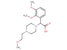 (2,3-dimethoxyphenyl)[4-(2-methoxyethyl)piperazin-1-yl]acetic acid