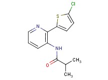N-[2-(5-chloro-2-thienyl)pyridin-3-yl]-2-methylpropanamide